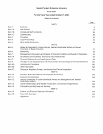 Table of Contents