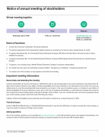 Notice of Annual Meeting of Stockholders